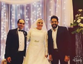 حماقى يفى بوعده ويحضر حفل زفاف "كهرمانة" تلبية لدعوتها له على "فيس بوك"