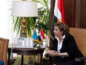 صفاء حجازى تستقبل رئيس اتحاد الصحفيين العرب