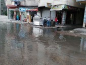 بالصور.. عودة مشاكل الصرف الصحى لمساكن الحرمين بالإسكندرية