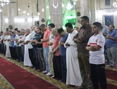 بالفيديو.. صلاة التراويح من مسجد عمرو بن العاص فى رابع أيام شهر رمضان