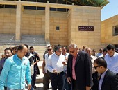بالصور.. وزير الآثار ومحافظ المنيا يتفقدان مركز زوار تل العمارنة والمرسى السياحى