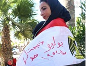 بالصور.. متظاهرو القائد إبراهيم بالإسكندرية يحتفلون بذكرى ثورة 23 يوليو