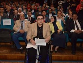 جامعة طنطا تكرم النقيب محمود الكومى فى مؤتمر البحث العلمى