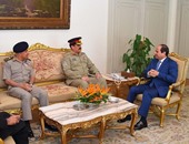 السيسى يبحث مع رئيس أركان القوات البرية الباكستانية تعزيز علاقات البلدين