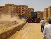 إزالة 16 حالة تعدى على أراضى الدولة بالمطرية ومصر القديمة فى القاهرة