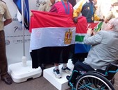 اللاعب عمرو طه يفوز فى التنس طاولة ويرفع علم مصر فى إيطاليا