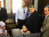 بالفيديو.. وزير التعليم العالى يتفقد معامل التنسيق بـ"هندسة" القاهرة