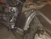 مصرع شخص وإصابة 12 آخرين فى حادث تصادم 3 سيارات بـ"صحراوى الفيوم"