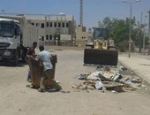 رفع 120 طن قمامة فى حملة مكبرة للنظافة بأشمون فى المنوفية