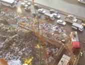 صحافة المواطن: بالصور.. أكوام من القمامة متراكمة فى شارع بورسعيد التابع لحى حدائق القبة