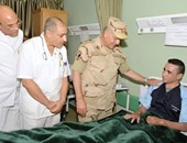 بالصور.. رئيس الأركان يزور المصابين بالمستشفيات العسكرية بمناسبة حلول عيد الفطر