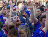 يورو 2016.. استقبال أسطورى لنجوم أيسلندا بعد العودة من فرنسا