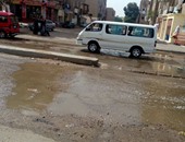 بالصور.. مياه المجارى تغرق شوارع منطقة سيبكو وملف العبد بمدينة السلام