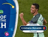 يورو 2016.. رونالدو أفضل لاعب فى مباراة البرتغال وويلز