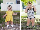 أفكار ملابس أطفال لبنتك من صور "كينسلى رينا" أشهر طفلة على السوشيال ميديا