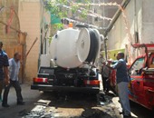 حل مشكلة الصرف الصحى بحى الجمرك بالإسكندرية