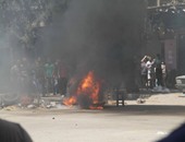 الأمن يطلق قنابل الغاز على مسيرة الإخوان بالمطرية