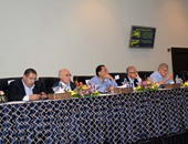 اجتماع محلب مع المستثمرين بقاعة المؤتمرات بشرم الشيخ