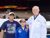 بالصور.. أديب البلوشى أصغر عالم عربى: مصر شعاع الأمة العربية