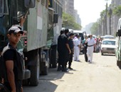 الأمن يفتح الطريق العام بالصف بعد قطعه من الأهالى بسبب اختفاء فتاة