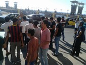 بالصور.. شباب الإخوان يقطعون طريق كوبرى ستانلى بالإسكندرية