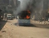 الداخلية: اشتعال النيران بأوتوبيس الإسكندرية بسبب خطأ قائد سيارة