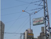 صحافة المواطن.. أعمدة الكهرباء مضاءة نهارا بروكسى بمصر الجديدة