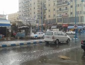 صحافة المواطن.. قارئ يشارك بصور توضح هطول أمطار غزيرة بمرسى مطروح