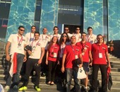 بالصور.. منتخب السباحة للأساتذة يعود للقاهرة محملاً بـ"10 ميداليات"