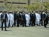 وزير الداخلية يتقدم الجنازة العسكرية لرئيس مرور النزهة 