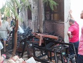 اندلاع حريق داخل مدرسة ابتدائية بمدينة سمسطا جنوب بنى سويف