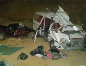 مصرع "عروسة" بليلة زفافها وإصابة 13 آخرين فى حادث تصادم سيارتين بأسيوط