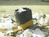 صحافة المواطن.. قارئ يرصد تراكم القمامة داخل معهد القلب بمستشفى العجوزة