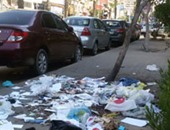صحافة المواطن .. قارئ يشكو من انتشار القمامة بشارع الطيران فى مدينة نصر