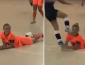 بالفيديو.. "شلوت" حازم لرمضان صبحى يتكرر فى مباراة كرة نسائية بالبرازيل