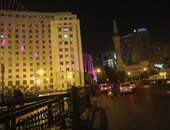 ميدان التحرير يتزين لاستقبال احتفالات افتتاح قناة السويس الجديدة