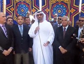 بالفيديو.. وزير الدولة الإماراتى : افتتاح قناة السويس الجديدة ” بشرة خير “