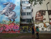 الفن سلاح ضد تخريب الشارع فى الأرجنتين