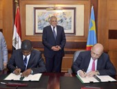 محلب يشهد توقيع 3 اتفاقيات تعاون مع الكونغو قبل توجهه لحفل قناة السويس
