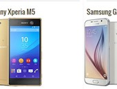 أيهما أقوى.. أبرز الفروق بين هاتفى Sony Xperia M5 و Samsung Galaxy S6