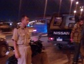 نجاة صحفى بعد سقوط سيارته من أعلى كوبرى أحمد عرابى بشبرا الخيمة