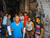 الحماية المدنية تسيطر على حريق عشرات المحلات بحارة اليهود بالقاهرة
