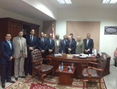 المستشار عنانى عبدالعزيز يلتقى أعضاء مجلس إدارة نادى النيابة الإدارية