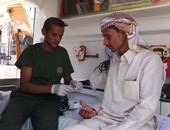 بالصور .. "إسعاف جنوب سيناء" ينظم حملة للكشف على السكر والضغط