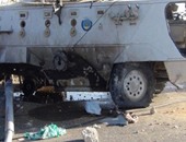 إصابة 9 أفراد من قوات الشرطة في حادث انقلاب سيارة بشمال سيناء