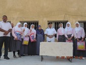 بالصور..العلاقات العامة بمديرية أمن شمال سيناء توزع الهدايا على الطلبة