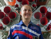 بالصور..  وصول "يلينا سيروفا" رابع سيدة روسية إلى الفضاء
