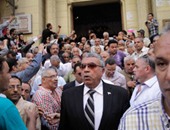 توافد السياسين على مسجد أولاد الشيخ للمشاركة فى جنازة أبو العز الحريرى