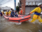 فيضان اليابان يجتاح مدينة "جوزو" بعد انهيار إحدى ضفتى نهر كينوغاوا	