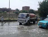 شركة مياه القناة: نقل 800 متر مكعب صرف من الخزانات المجمعة بـ"أبو صوير"
